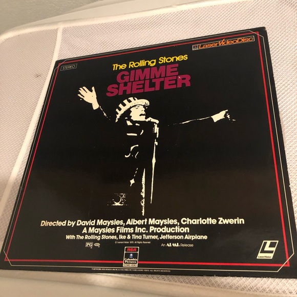 RCA Other - The Rolling Stones Gimme Shelter Concert Laserdisc- 699. $30 or $25 w/offer